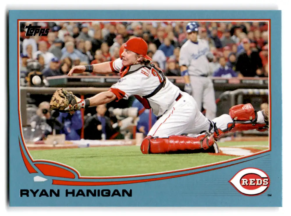 2013 Topps Wal-Mart Blue Border #649 Ryan Hanigan NM-MT Reds ID:72063 - Baseball Card Single