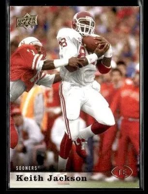 2013 Upper Deck Keith Jackson #26 Oklahoma Sooners - Football Card Single