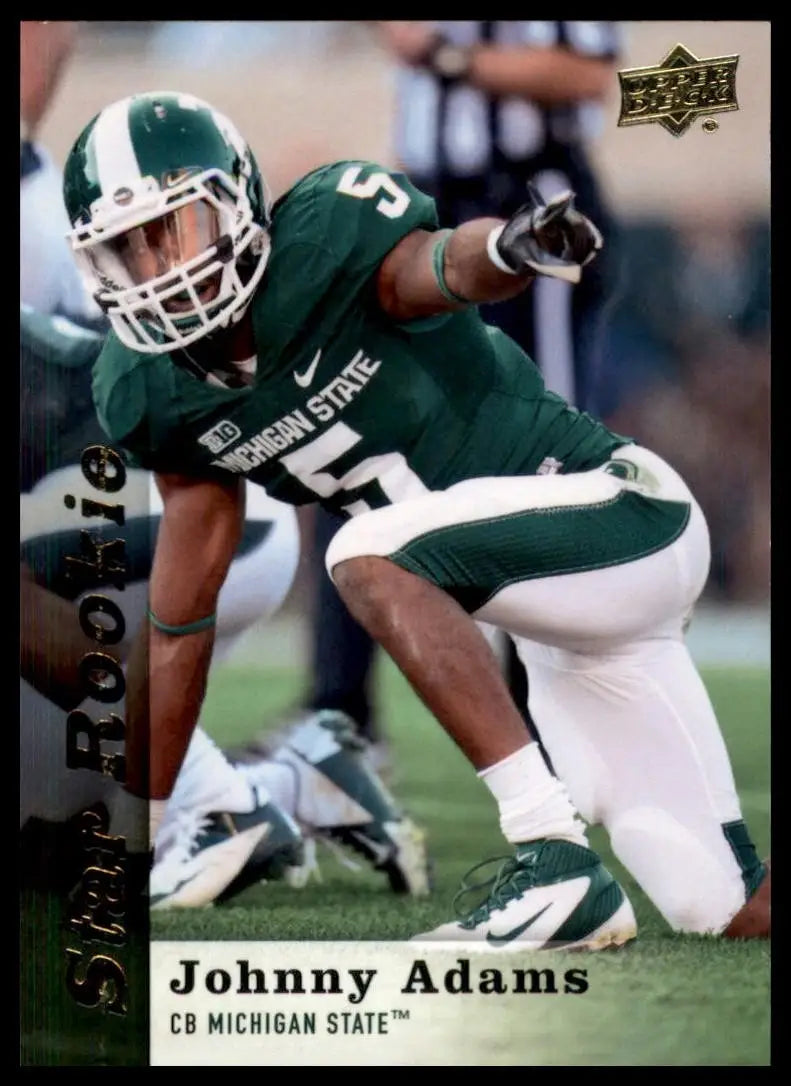 2013 Upper Deck - Star Rookie Johnny Adams #87 (RC) - Football Card Single