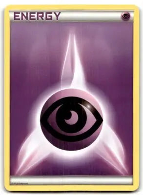 Psychic energy card with null rarity from 2013 XY Unnumbered collection, text-align center