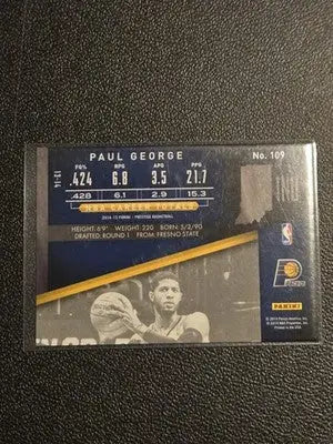 2014-15 Panini Prestige #109 Paul George Bonus Shots Blue #/99 - Basketball Card Single