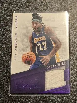2014-15 Panini Prestige #13 Jordan Hill NBA Materials Purple #/199 - Basketball Card Single