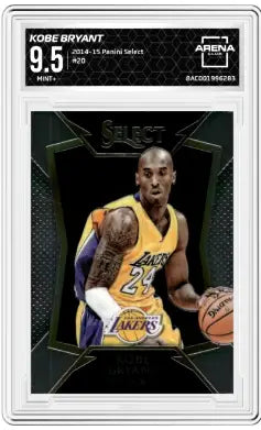 2014-15 Panini Select Kobe Bryant #20 Basketball Arena Club 9.5 - Basketball Card Single