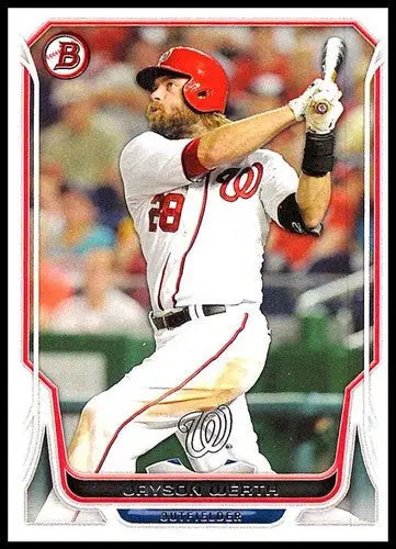 2014 Bowman #47 Jayson Werth NM-MT Nationals ID:73314 - Baseball Card Single