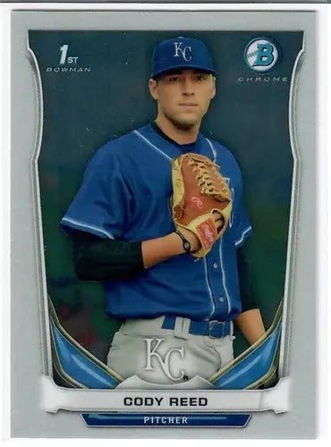 Original gloss Bowman Chrome prospects BCP38 Cody Reed baseball card Royals 2014