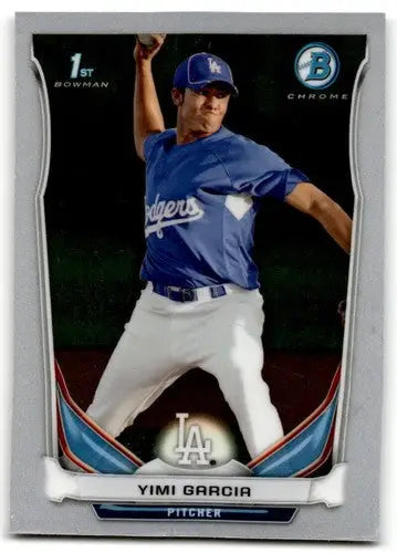 2014 Bowman Chrome Prospects #BCP70 Yimi Garcia NM-MT Dodgers ID:42777 - Baseball Card Single