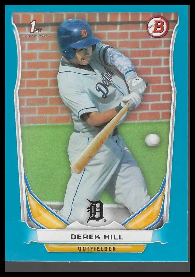 2014 Bowman Draft Blue #DP19 Derek Hill #204/399