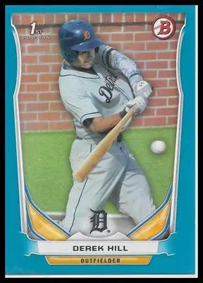 2014 Bowman Draft #DP19 Derek Hill Blue #204/399 #/399