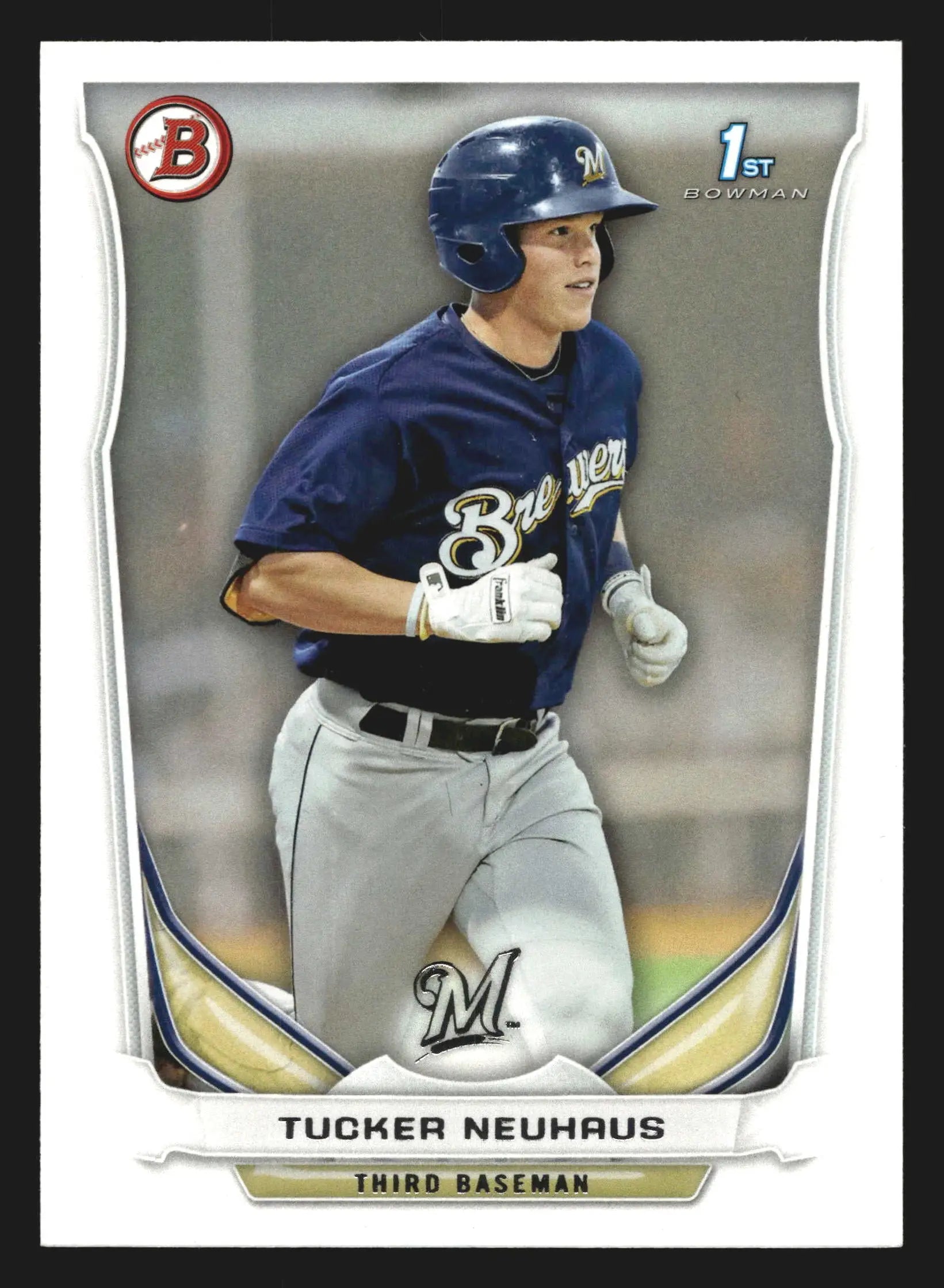 2014 Bowman Prospects Tucker Neuhaus #BP59 Brewers 1st Bowman - Baseball Card Single