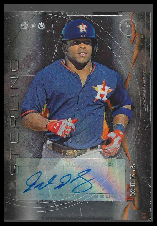 2014 Bowman Sterling Prospect Autographs #BSPA-DDE Delino DeShields Jr. - Baseball Card Single