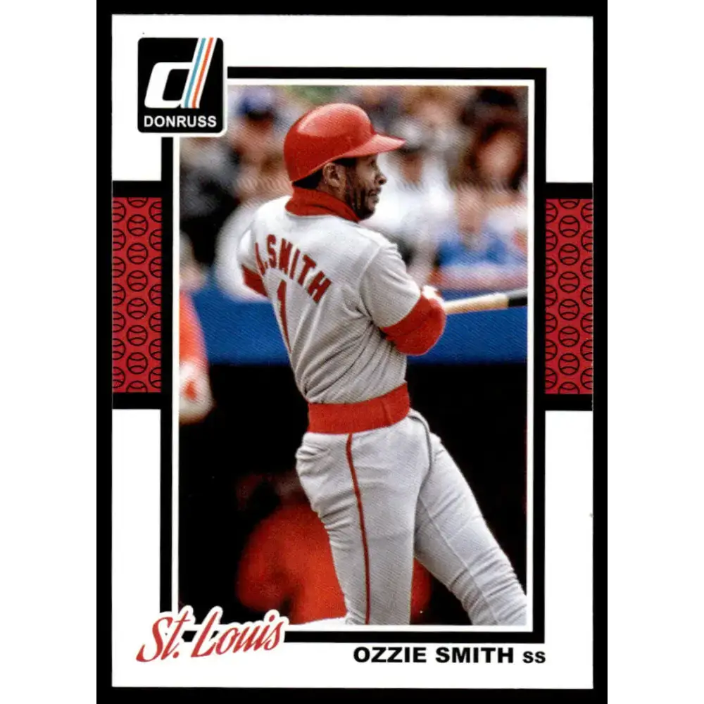 2014 Donruss #189 Ozzie Smith EX/NM St. Louis Cardinals Baseball Card - Baseball Card Single