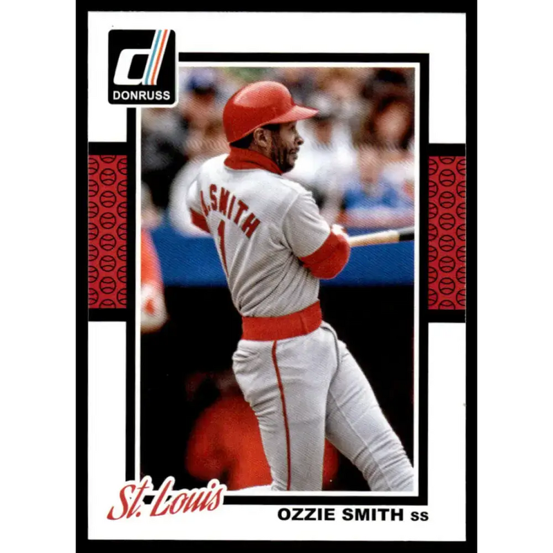 2014 Donruss #189 Ozzie Smith EX/NM St. Louis Cardinals Baseball Card - Baseball Card Single