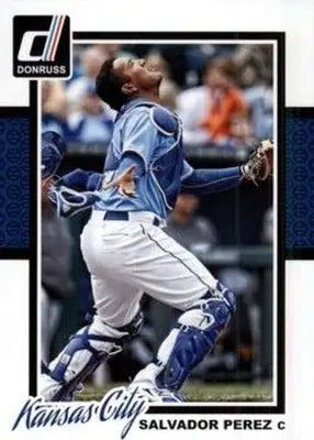 2014 Donruss Series 2 #299 Salvador Perez NMMT Royals ID:7178 - Baseball Card Single