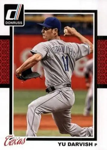 Original gloss baseball trading card featuring Yu Darvish NMMT in Donruss Series 2