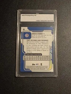 2014 Finest #90 Marcus Stroman FGS 10 - Baseball Card Single