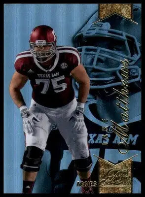 2014 Flair Showcase Jake Matthews 16 Arizona Cardinals