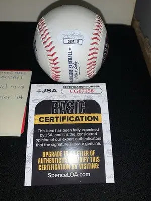 2014 Fowler Dallas Keuchel Zeid Farnsworth ASTROS Signed Auto Baseball JSA - Sports Memorabilia