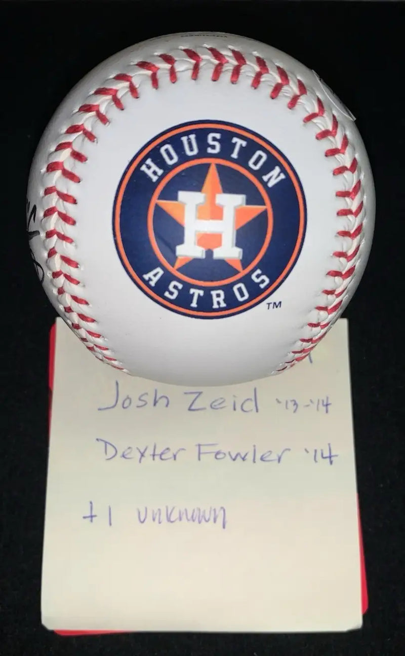 2014 Fowler Dallas Keuchel Zeid Farnsworth ASTROS Signed Auto Baseball JSA - Sports Memorabilia