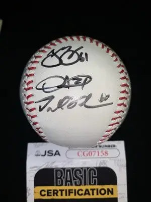 2014 Fowler Dallas Keuchel Zeid Farnsworth ASTROS Signed Auto Baseball JSA - Sports Memorabilia