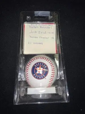 2014 Fowler Dallas Keuchel Zeid Farnsworth ASTROS Signed Auto Baseball JSA - Sports Memorabilia
