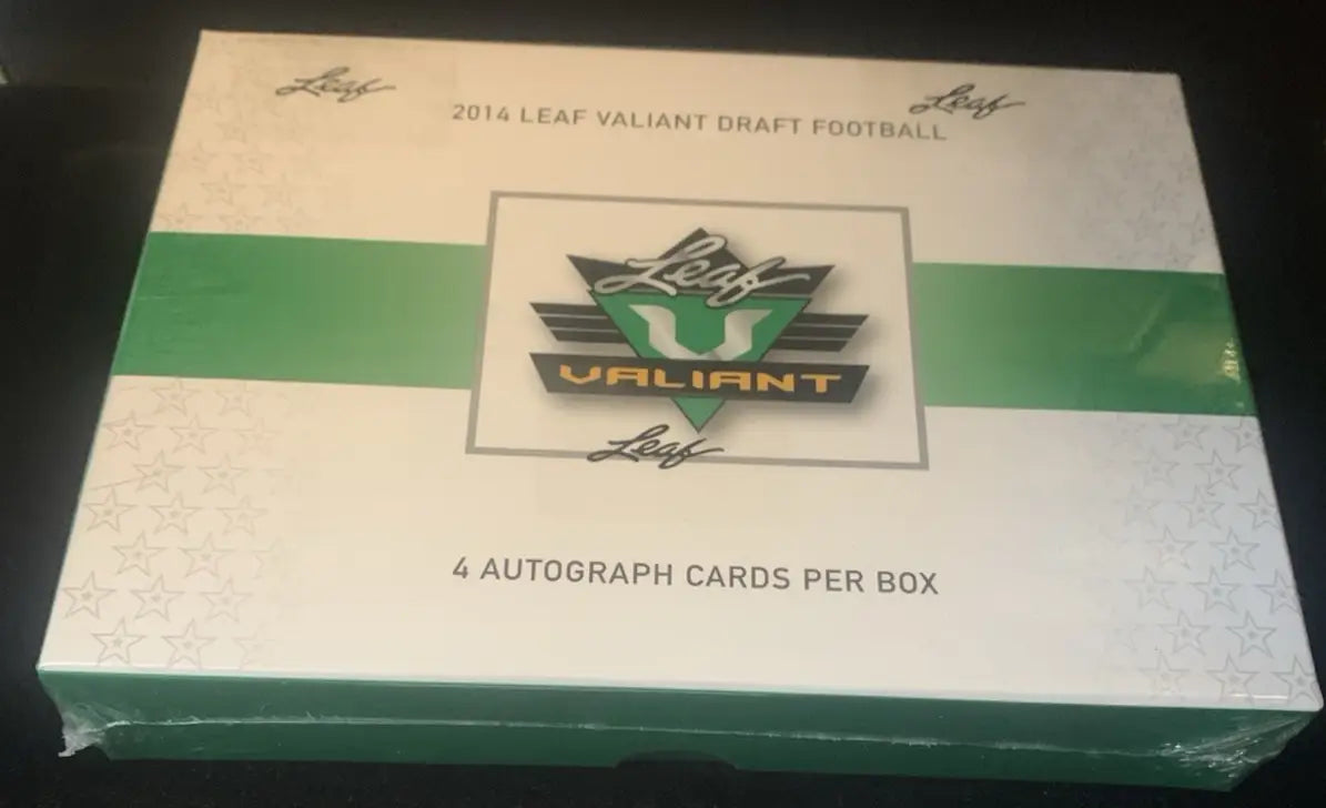 2014 Leaf Valiant Draft Football HOBBY Box Pack 4 AUTO’S Rookie RC - Football Card Box