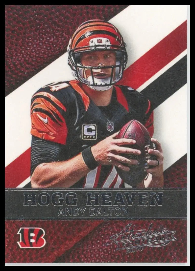 2014 Panini Absolute Hogg Heaven Andy Dalton #83 Cincinnati Bengals Football - Football Card Single