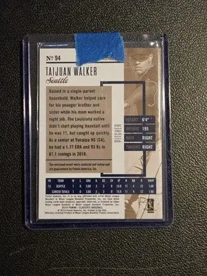 2014 Panini Classics Taijuan Walker Significant Signatures Jerseys Silver #/299 - Baseball Card Single