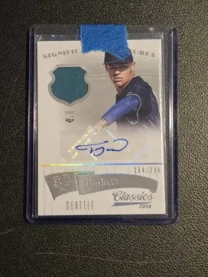 2014 Panini Classics Taijuan Walker Significant Signatures Jerseys Silver #/299 - Baseball Card Single