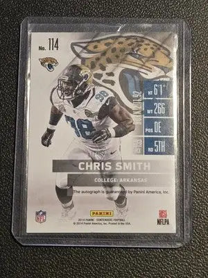 2014 Panini Contenders #114 Chris Smith Championship Ticket #/99 - Football Card Single