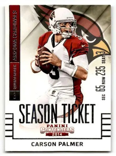 2014 Panini Contenders #25 Carson Palmer Arizona Cardinals Football ID:55970 - Football Card Single