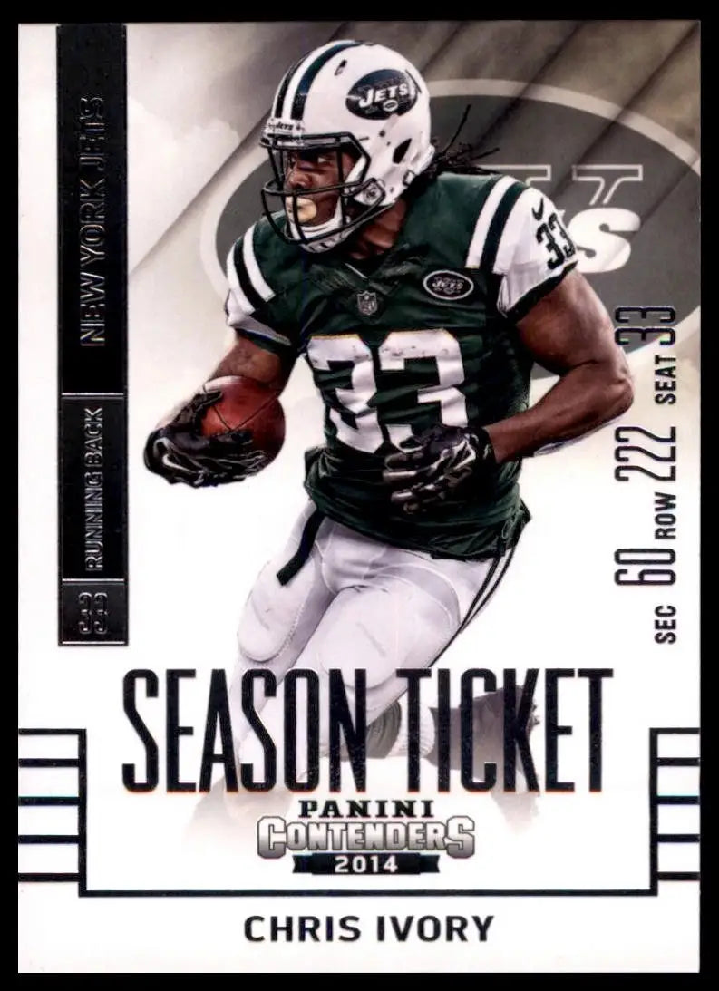 2014 Panini Contenders - Chris Ivory #55 - Football Card Single