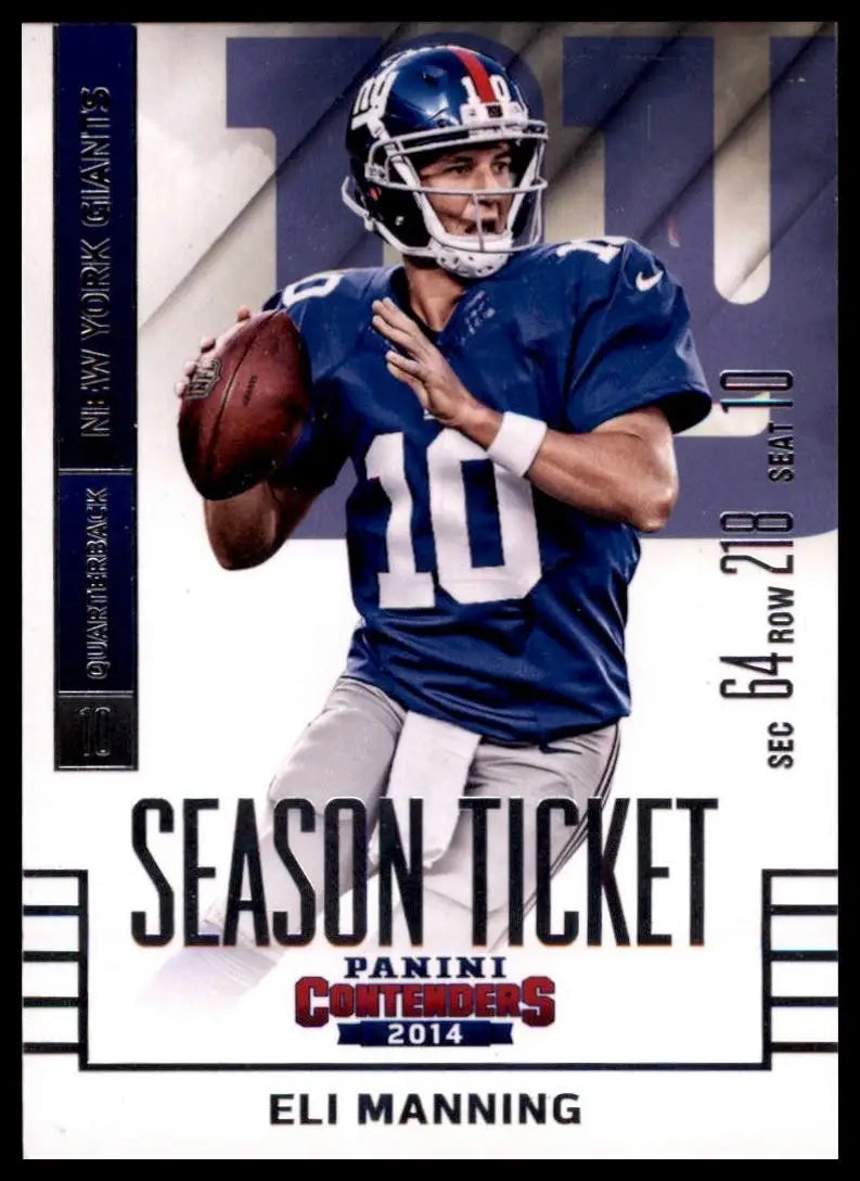 2014 Panini Contenders - Eli Manning #49