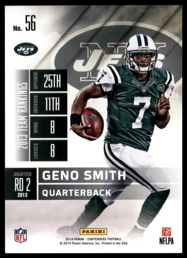2014 Panini Contenders - Geno Smith #56 - Football Card Single