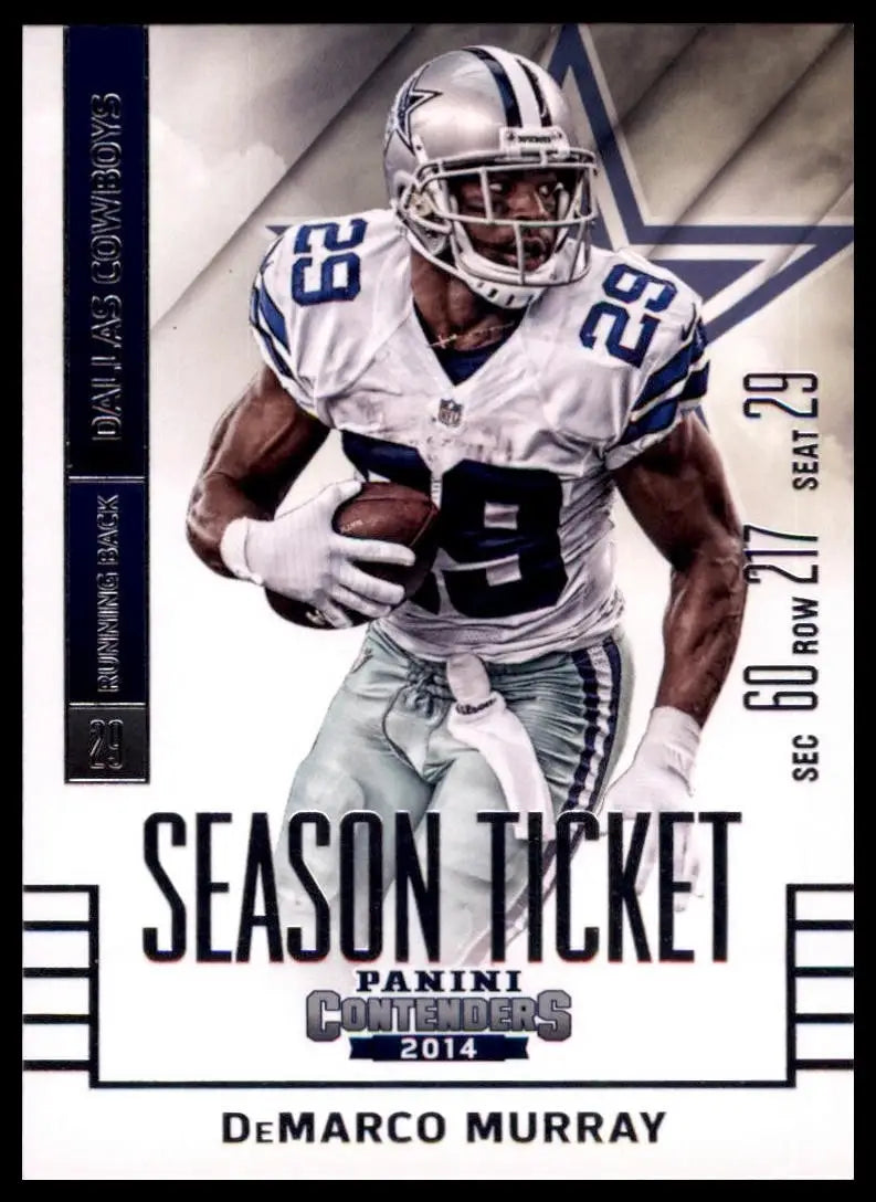 2014 Panini Contenders Season Ticket DeMarco Murray #36 Dallas Cowboys Football - Football Card Single