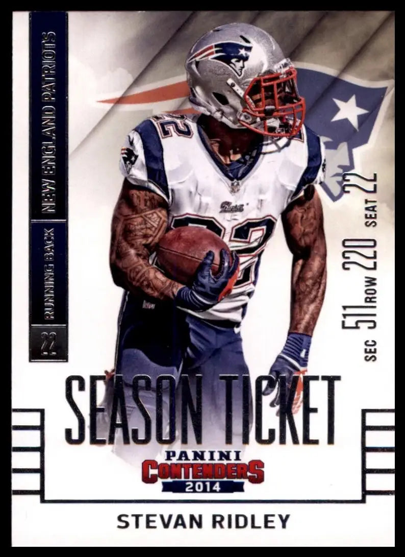 2014 Panini Contenders - Stevan Ridley #69