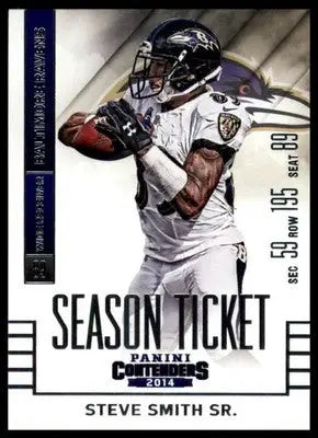 2014 Panini Contenders Steve Smith Sr. 78 Baltimore Ravens