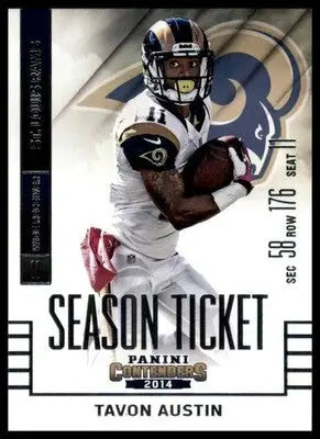2014 Panini Contenders Tavon Austin 74 Georgia Tech Yellow Jackets