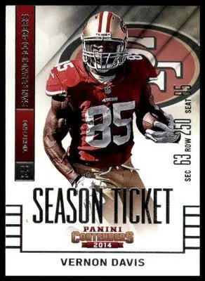 2014 Panini Contenders Vernon Davis 1 NC State Wolfpack