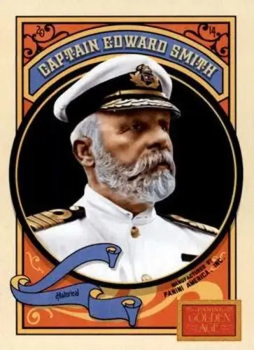 Panini Golden Age Captain Edward Smith trading card from 2014 Panini Golden Age series
