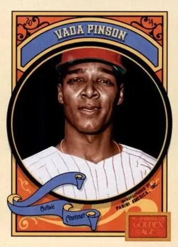 2014 Panini Golden Age #76 Vada Pinson NMMT Reds ID:6985 - Baseball Card Single