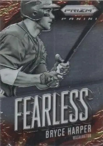 2014 Panini Prizm Fearless #15 Bryce Harper NM-MT Nationals - Baseball Card Single