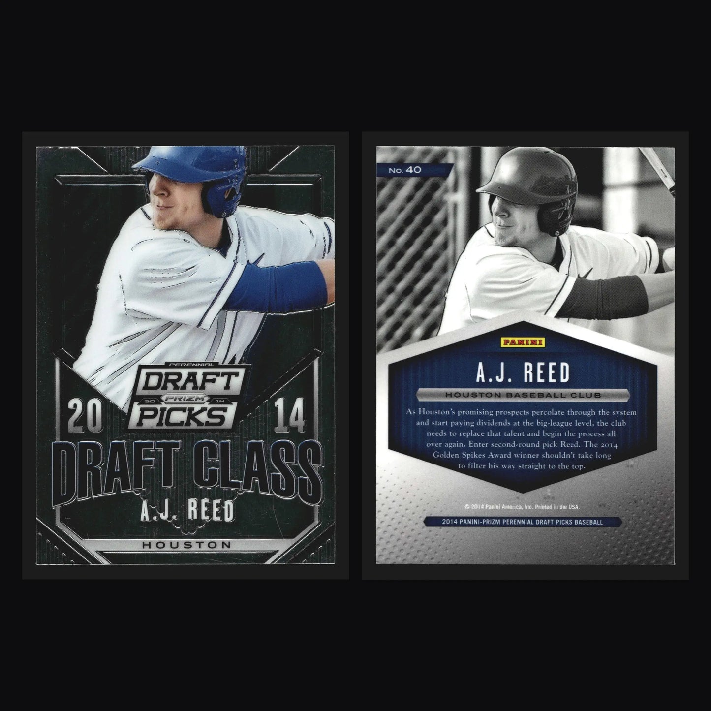 2014 Panini Prizm Perennial Draft Picks Draft Class #40 A.J. Reed Astros - Baseball Card Single