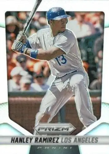 Original gloss Hanley Ramirez baseball card from Panini Prizm Prizms 2014 Panini Prizm