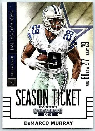 Original gloss 2014 Playoff Contenders DeMarco Murray football trading card