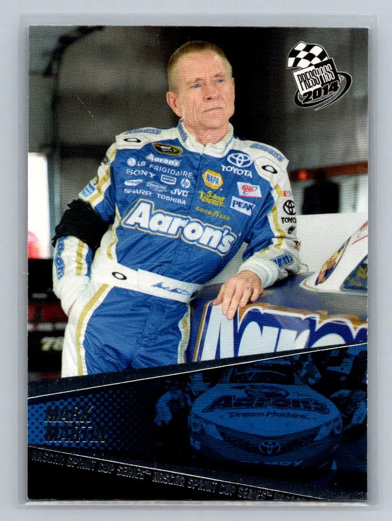 2014 Press Pass #24 Mark Martin Michael Waltrip Racing - Racing Card Single