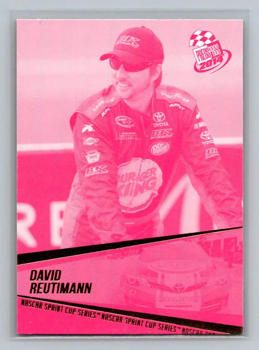 2014 Press Pass #33 David Reutimann Color Proofs Magenta BK Racing - Racing Card Single