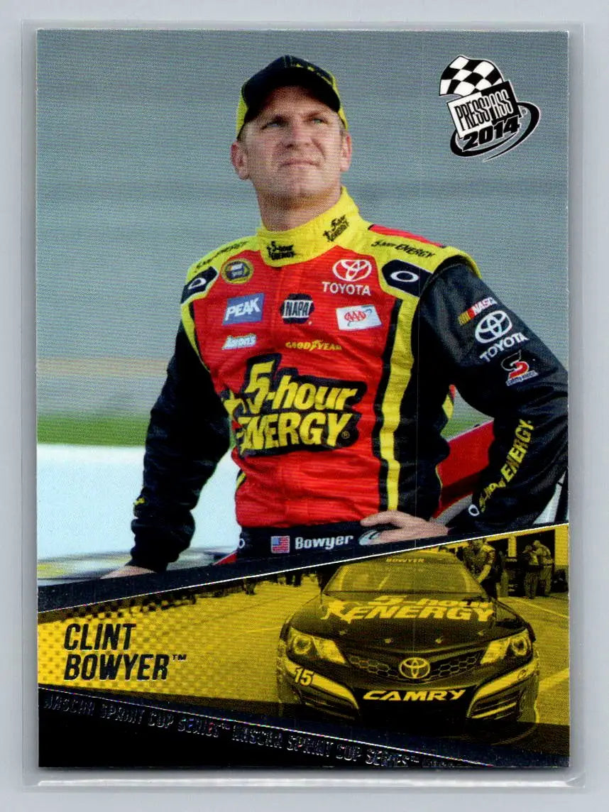 2014 Press Pass #4 Clint Bowyer Michael Waltrip Racing - Racing Card Single