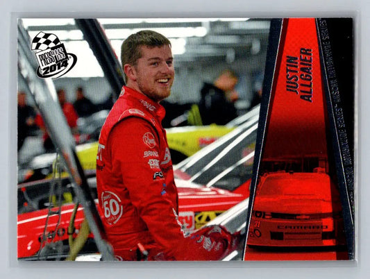 2014 Press Pass #44 Justin Allgaier Turner Scott Motorsports - Racing Card Single