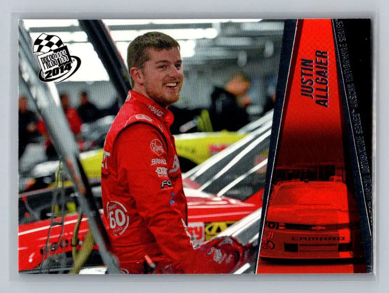 2014 Press Pass #44 Justin Allgaier Turner Scott Motorsports - Racing Card Single
