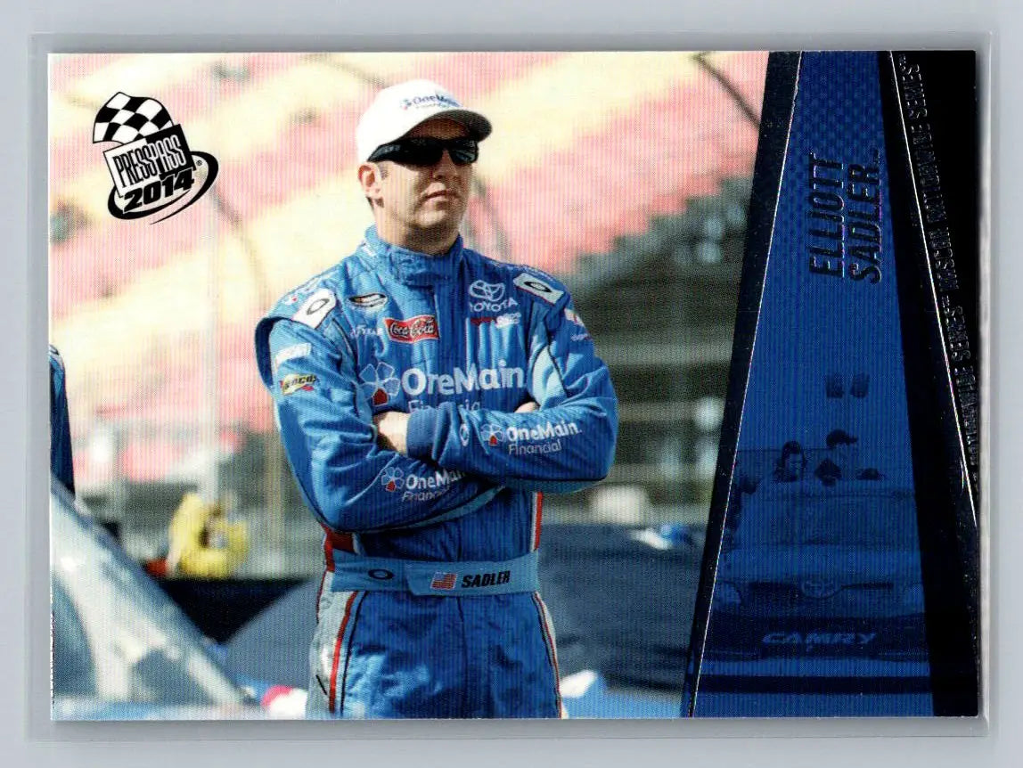 2014 Press Pass #53 Elliott Sadler Joe Gibbs Racing - Racing Card Single